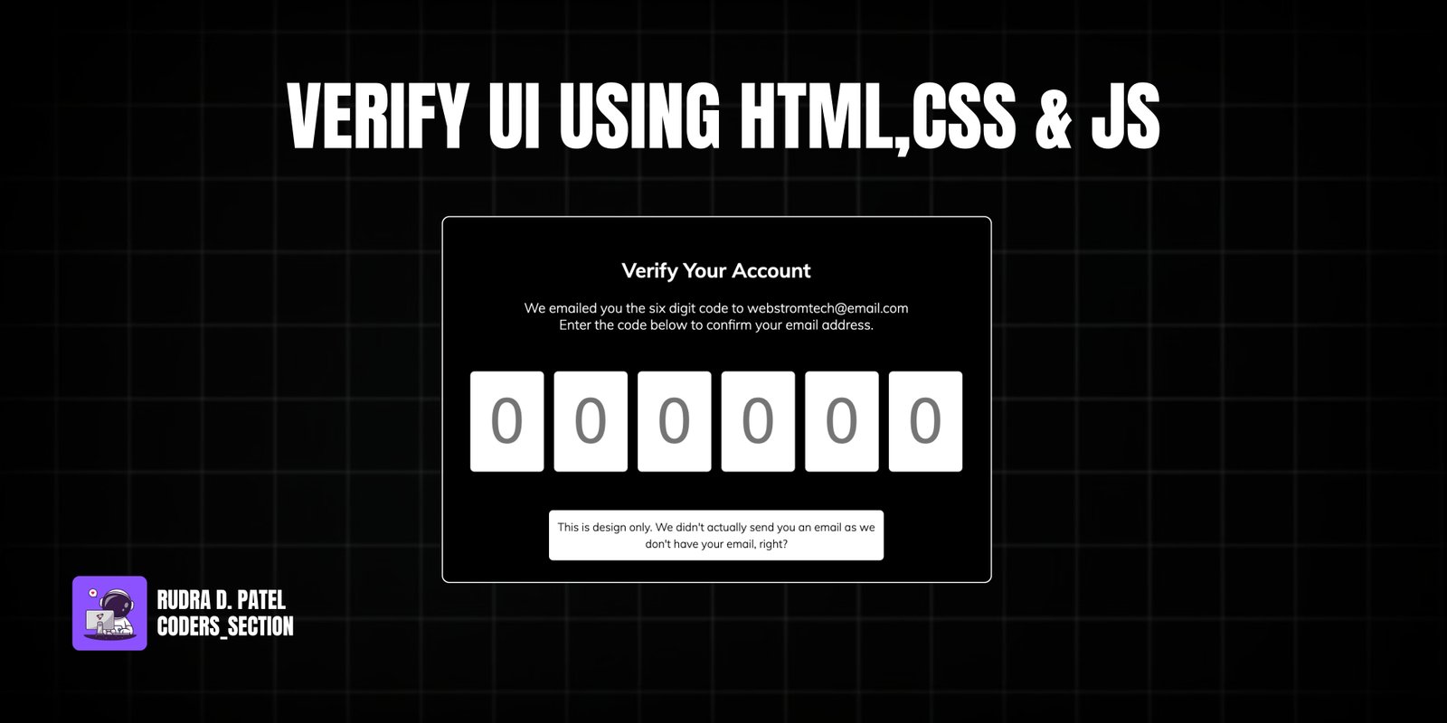 Verify UI | Coders_Section